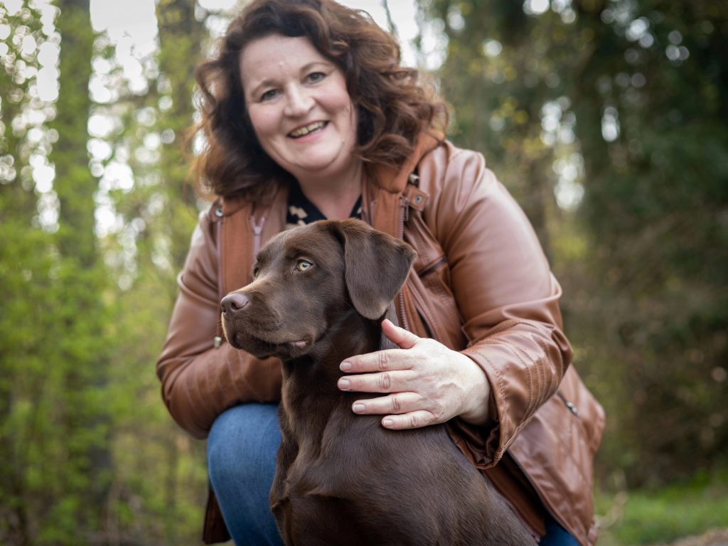 Yvonne Kronenberger mit Mila